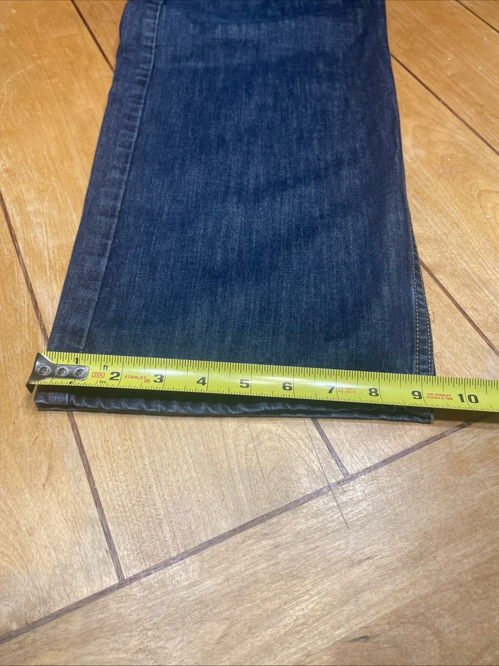 Levi's 569 Dark Blue Straight-Leg Loose Fit Jeans Size 36x32